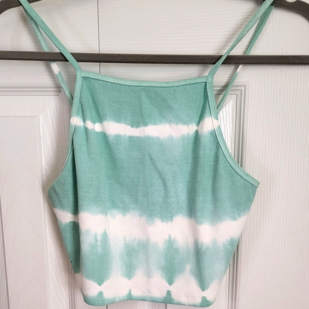 Zara tye dye crop top
